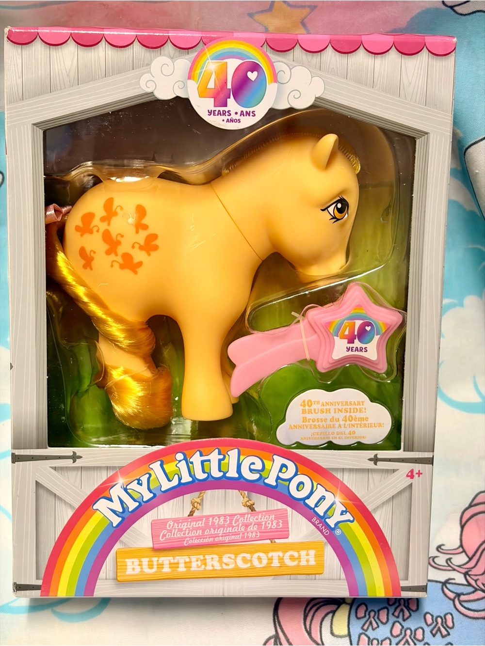 My Little Pony Butterscotch Yellow Pony with Pink Brush